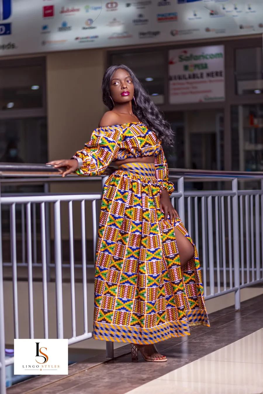 Womens kitenge two-piece